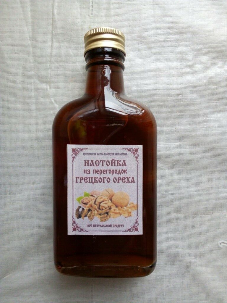 Настой из перегородок грецкого ореха на водке рецепт с фото пошаговый