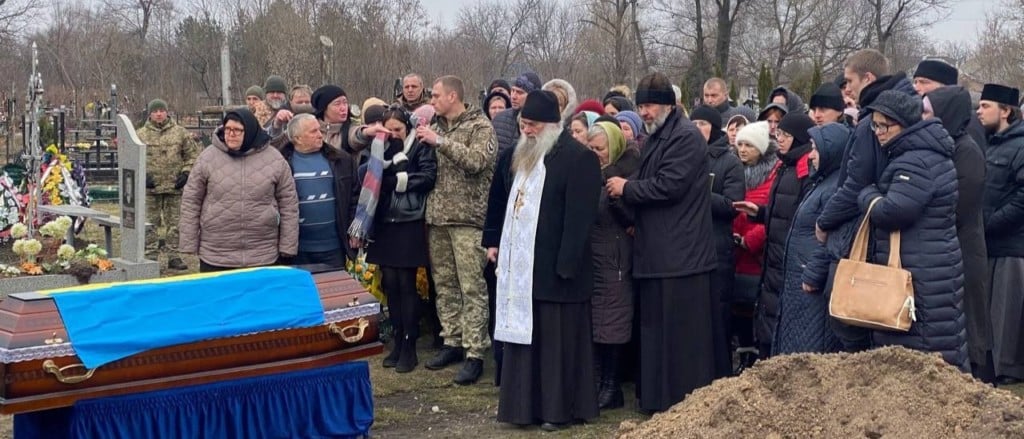 Прощання з полеглим захисником України – Євгеном Івченком